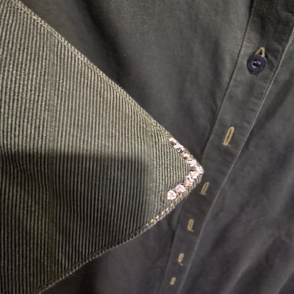 GR Ranchwear Women's Green Button Down Shirt - Picture 4 of 5